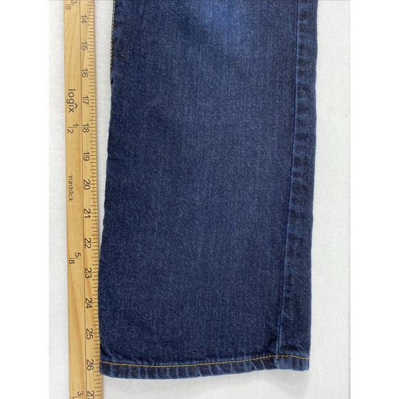American Eagle Jeans Mens 26 x 26 Original Straight Dark Wash Denim‎ - Picture 11 of 12